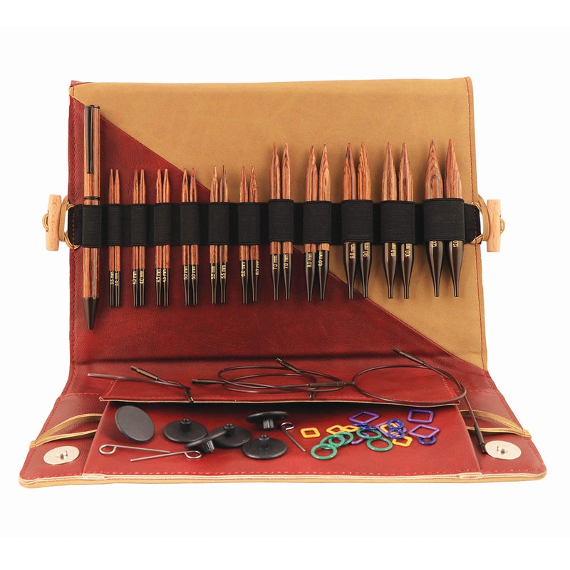 KnitPro Ginger Regal Interchangeable Needle Set 4" (10cm) | 11 US Sizes (4 to 17) - Image 5